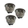 VARNAHOME Stainless Steel Junior Duo Strainer Replacement Basket/Stopper for Bar