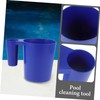 Abaodam Pool Durable Plastic Powder Scoop with Handle for Efficient