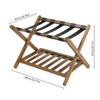 Morwdxef Set of 2 Fully Assembled Luggage Rack for Guest