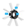 Pipe Duct Inspection Camera Wheel Plastic Tube Camera Protective Cover