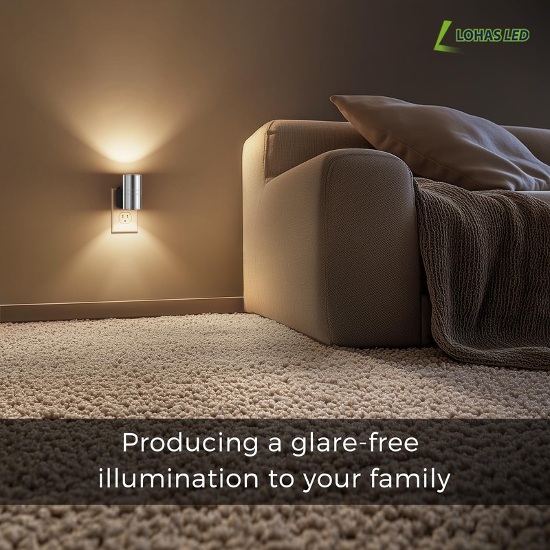L LOHAS LED Night Light, Night Lights Plug into Wall,