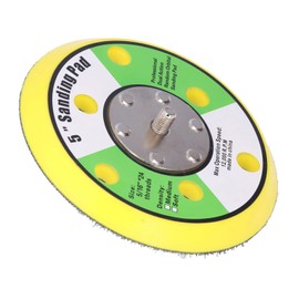 5in Sanding Pad PU Backing Plate Pneumatic Sander Buffer 12000RPM for Polishing Yellow