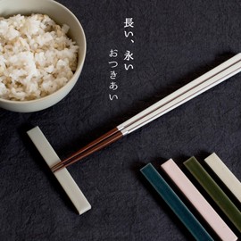 Trampalan Chopsticks Rest Set of 2 (Green / White)