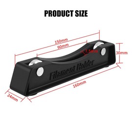 3D Printer Filament Holder, 3D Printer Filament Holder, Filament Dispenser, Pack of 2 3D Printing Materials Filament Spool Holder, 3D Printer Filament Dispenser, 3D Printer Filament Holder