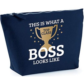 Hippowarehouse This is What a Top Class Boss Looks Like printed make up cosmetic wash bag 18x19x9cm