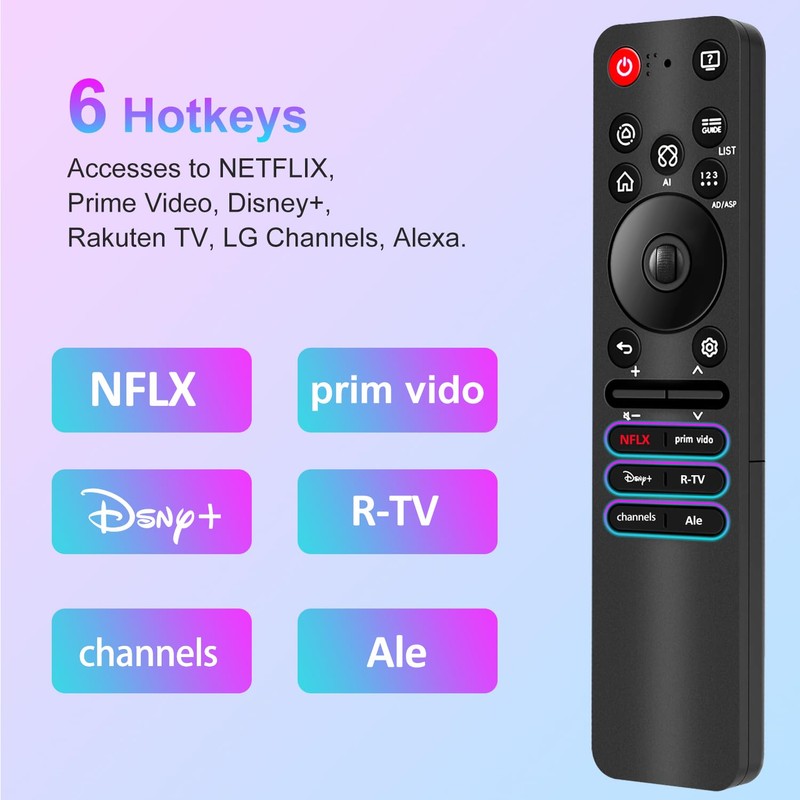Alkia MR25GA Remote Compatible with LG Magic Remote Control with