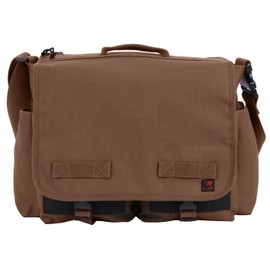 Rothco Concealed Carry Messenger Bag Crossbody Shoulder Bag, Earth Brown