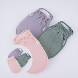 Korean Exfoliating Mitt & Back Scrubber Towel Shower Exfoliating Towel 2ea