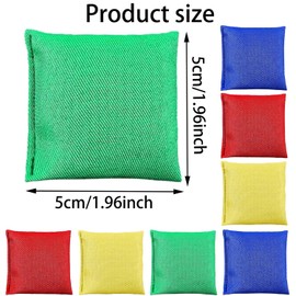 8 Pcs Bean Bags, Small Bean Bag, Mini Bean Bag, Bean Bags Kids Throwing, Colorful Cloth Sandbag, Funny Kids Games, Bean Bags Kids Throwing for Sports Outdoor Family Kids Party Supply