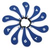 10pcs Golf Iron Head Cover with Number Printing Neoprene Zippered