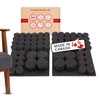 Assorted Heavy Duty Felt Pads - Brown, 226 pieces, as