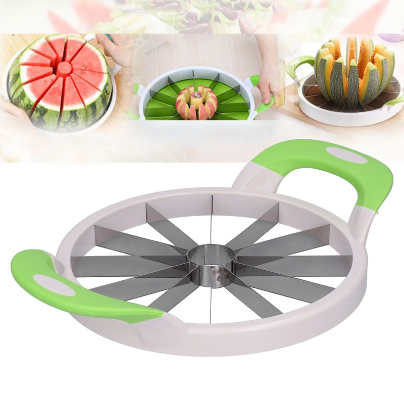 Watermelon Cutter Manual Stainless Steel Fruit Slicing Tool for Home
