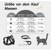 Cat Harness with Lead Set, Adjustable Cat Harness, Escape Proof