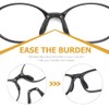 Beavorty 3 Piezas de Gafas Nasal Almohadillas de Silicona Marco