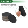 X AUTOHAUX Sandpaper Hook & Loop Sanding Sheets 75x75mm Black