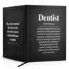 WUUCKOO Dentist Definition 80 Sheets 160 Pages Blank Double-sided Hardcover
