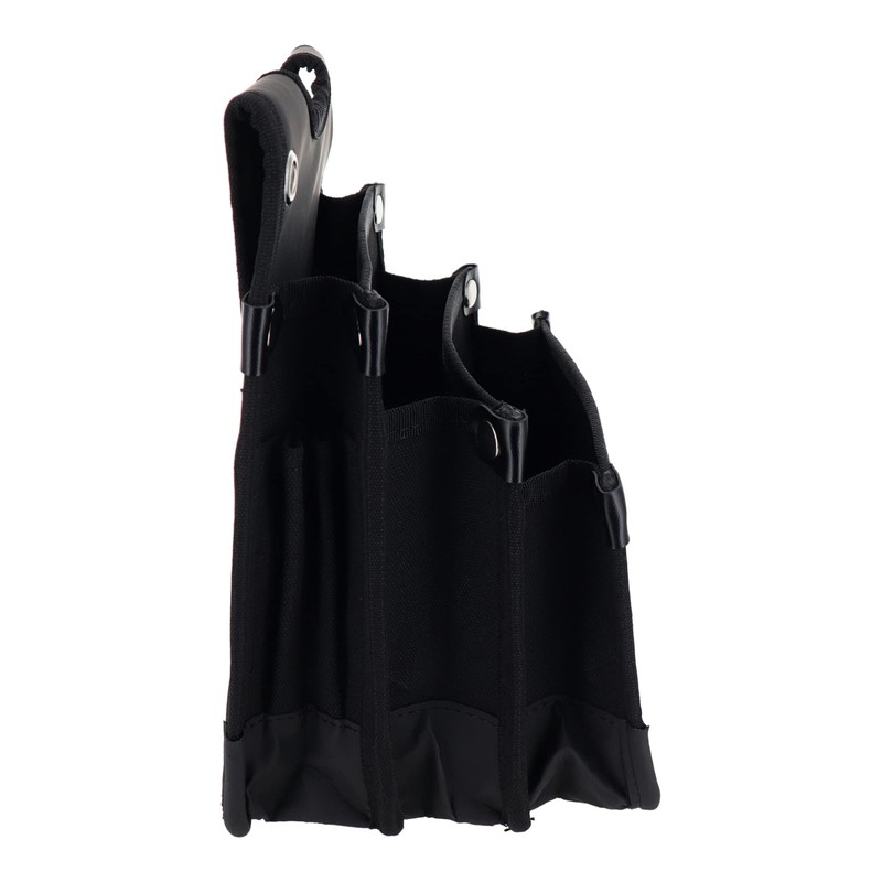 Sankyo Corporation DBLTACT Canvas Electrician Bag, 3 Tiers, DTH-03-BK