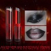 Black Silvery Shimmer Eyeshadow Stick, 2-in-1 Pearlescent Cream Eye Shadow,