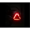 Slow Moving Vehicle Triangle Sign, Plastic Farm Triangle Safety Sign,