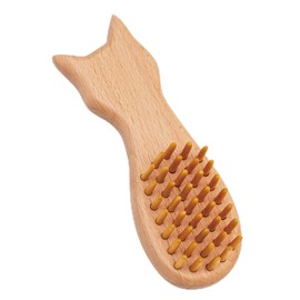 Cat Cat Style Barwood Brush (No Storage Bag) Camellia Oil, Beautiful Hair, Moisturizing, Fluffy, Shiny, Natural Camellia Oil Brush, Beech, Scalp Massage, Cat Brush, Cute Gift