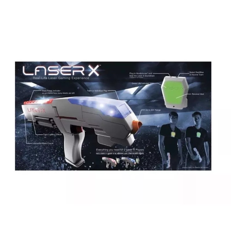 LASER X Real Life Laser Tag Game Gaming Experience -