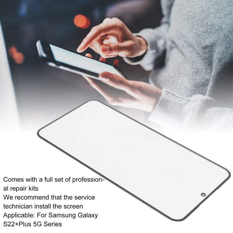 Phone Front Screen Black Glass with Professional Tools Phone Front