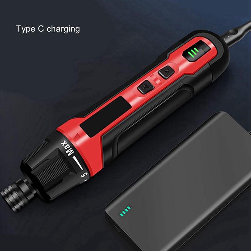 Electric Screwdriver Kit Large Torsion Rechargeable Multifunctional Mini Screw Driver