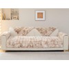 vctops Soft Fuzzy Faux Fur Sofa Couch Cover Cozy Fluffy
