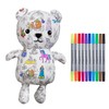 eatsleepdoodle Colour In Fairytale Bear Colouring Plush w/ 10pk Washable