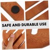 Ciieeo 1Pc Wooden Cup Mat Heat Insulation Pot Pad Nonslip