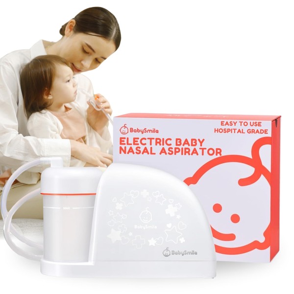 BabySmile Baby Nasal Aspirator BPA Free & 3X Stronger Suction