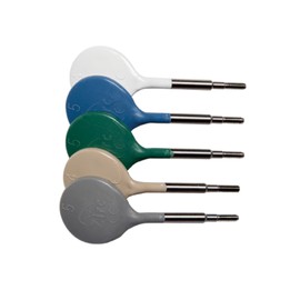 Zirc Dental 50Z371-PSTL Crystal HD Mirrors Plastic Head #4 Cone Socket Classic Assorted 12/Pk