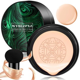 Base De Maquillaje En Cojín Con Forma De Hongo, Crema Cc, Crema Bb, Base De Maquillaje Hidratante De Cobertura Total, Corrector, Base De Maquillaje De Larga Duración, Prebase De Maquillaje(Na