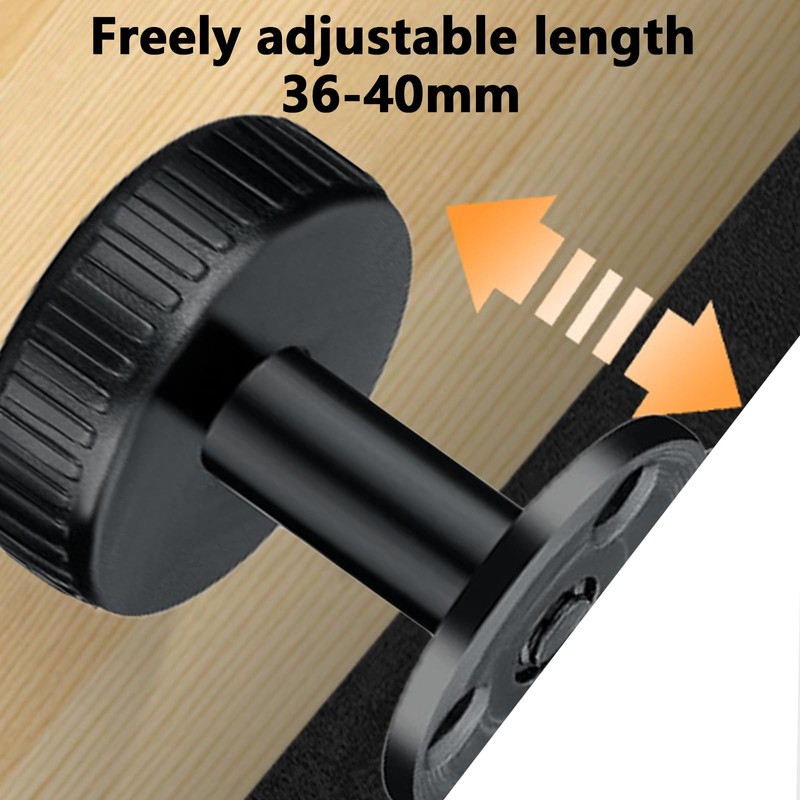 Wjelet 4 Pcs Anti Shake Headboard Stoppers, Adjustable Threaded Bed