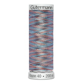Gutermann No 40 Sulky Rayon Embroidery Thread 2206-200 Metres - Each