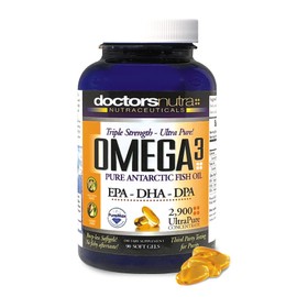 Doctors Nutra Nutraceuticals Omega 3 DPA Fish Oil 2,900 Milligrams Triple Strength Ultra Pure Concentrated, EPA-DPA-DHA, SoftGels - 30 Servings