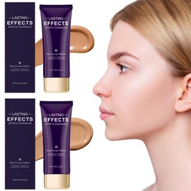 All Over Complexion mit Pinsel,2pcs Body Coverage Perfector,Tattoo Abdeckung Creme,Body Coverage für Bein,Tattoo Abdeckung Wasserfest,Narben Concealer Wasserfest,Abdeckcreme für Besenreiser