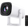 4K Mini Projector with WiFi 6 and Bluetooth 5.2 -