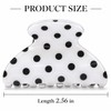 Small Claw Clips | Everyday Hair Styling | 2.56-Inch PVC,