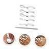 LIFKOME 1 Set Folding Picnic Tableware Portable Stainless Steel Cutlery