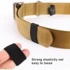 Mijradge Backpack Strap Keeper 4 Pcs Elastic Belt Keepers for