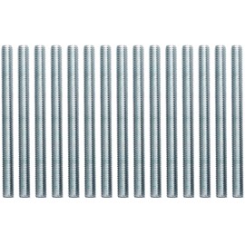 Galvanised Threaded Rod M8 x 100 mm Galvanised Threaded Rod Threaded Rod Stainless Steel Fully Threaded Rod Galvanised Threaded Rod Strength Class A2-70 DIN 975 Pack of 15
