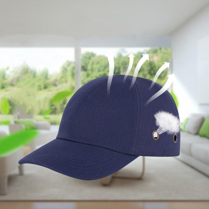 Baseball Bump Cap, Safety Hard Hat Style Comfortable Lightweight Head