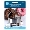 R&M Donut Cutter, Biscuit Cutter Combo, 2.75", Stainless Steel with