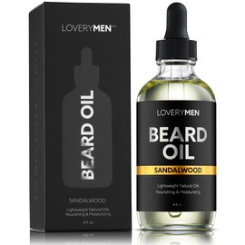 Christmas Gifts Stocking Stuffers for Men, Sandalwood Beard Oil for Men, Natural Mens Beard Oil with Argan Oil & Jojoba Oil - Beard Softener and Beard Growth, Beard Grooming Kit for Healthy Beard Care