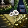 SOLPEX 20 Pack Solar Ground Lights Waterproof, Solar Powered Garden