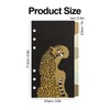 A6 Dividers with Tabs 6 Hole, Leopard Coated Paper Index