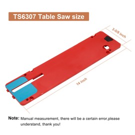 Powswopx TS6307-00-STZ6307 Zero Clearance Table Saw Insert Plate Replace for TS6307-00 - STZ6307 Table Saw