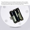 Rotating Display Stand White Epoxy Resin Flashing Motorized Rotating Display