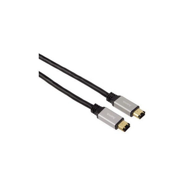 Hama Firewire Cable IEEE 1394 a 6-Pin Male to 6-Pin